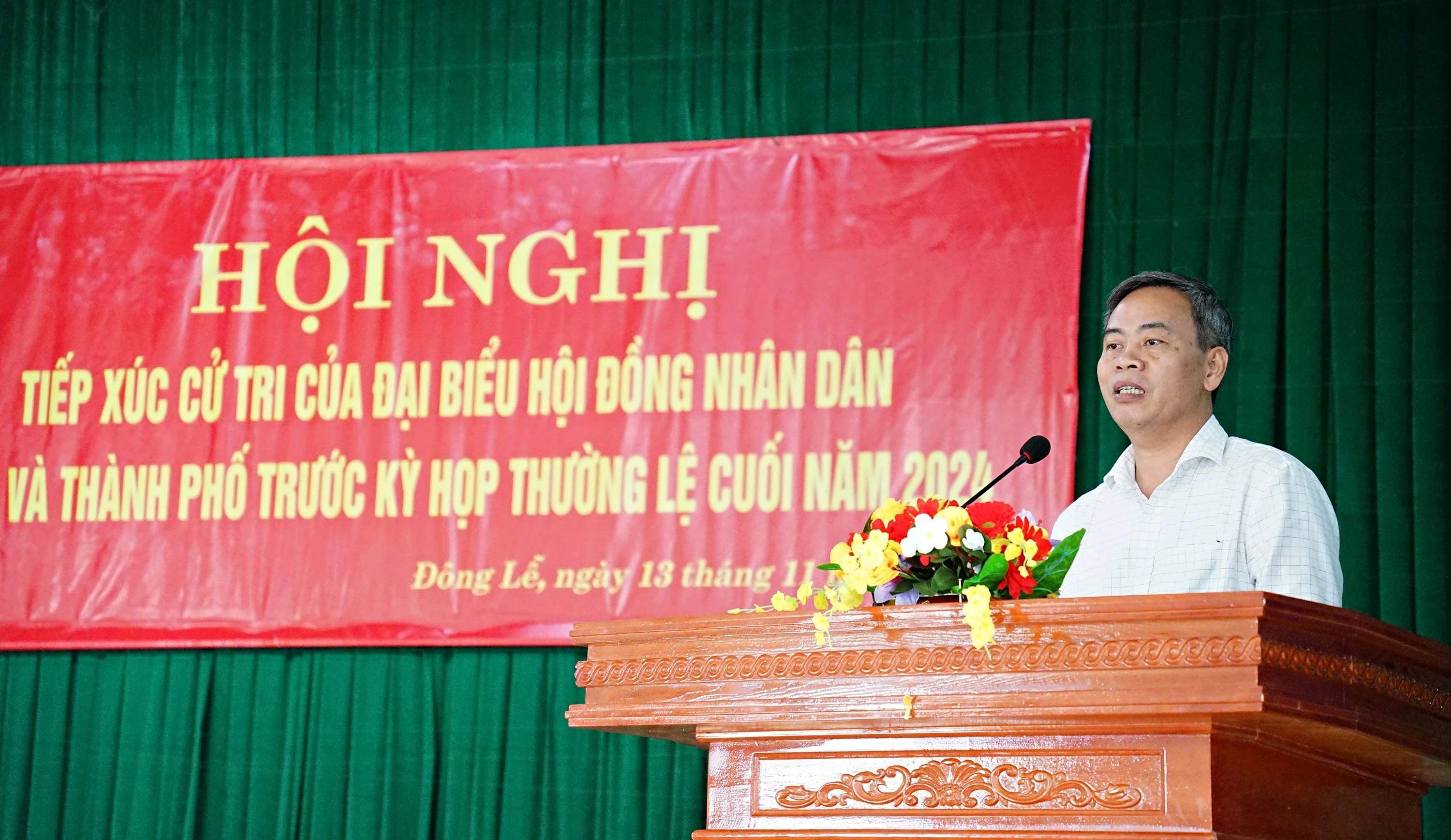 Đại biểu HĐND tỉnh và TP. Đông Hà tiếp xúc cử tri