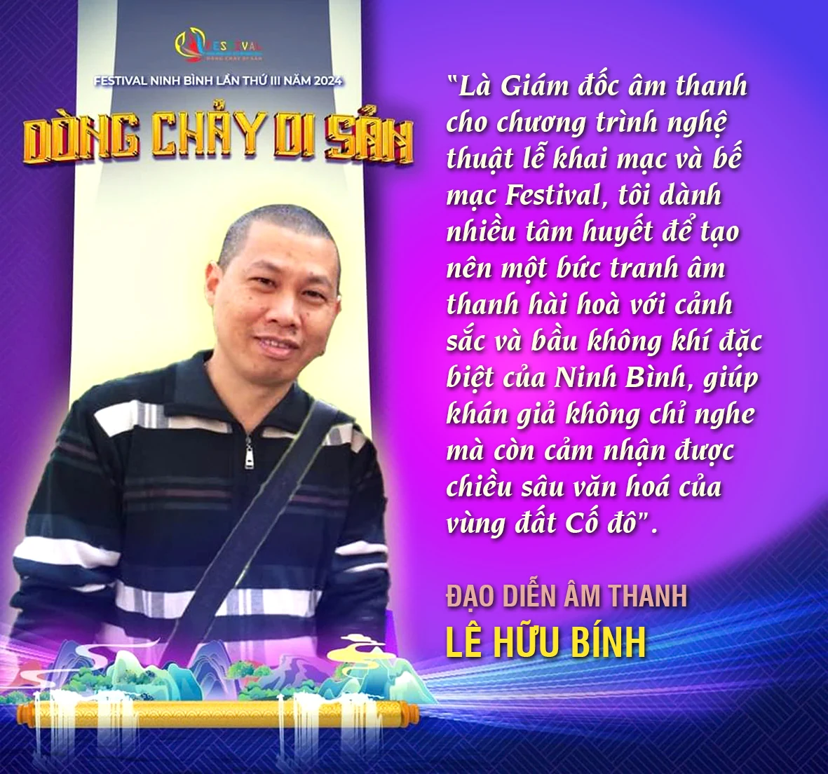Festival Ninh Bình 2024 - Dòng chảy di sản: Hành trình trải nghiệm hấp dẫn, độc đáo