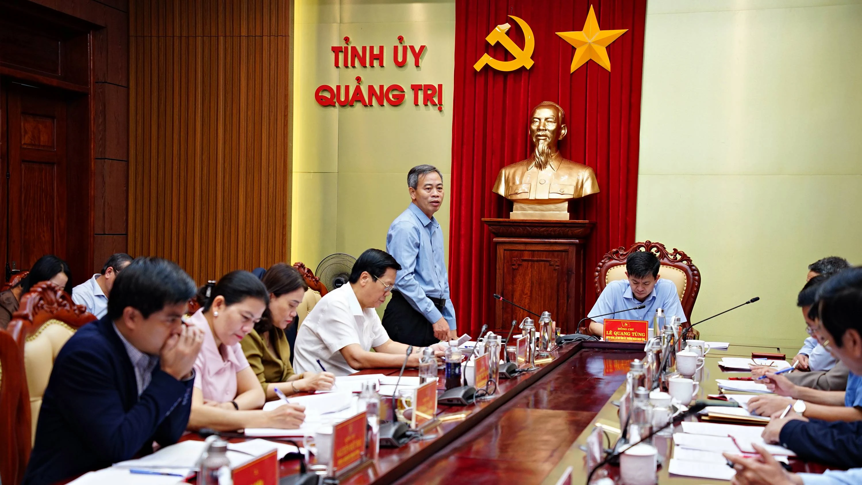 Ban Thường vụ Tỉnh ủy làm việc với Ban cán sự đảng UBND tỉnh