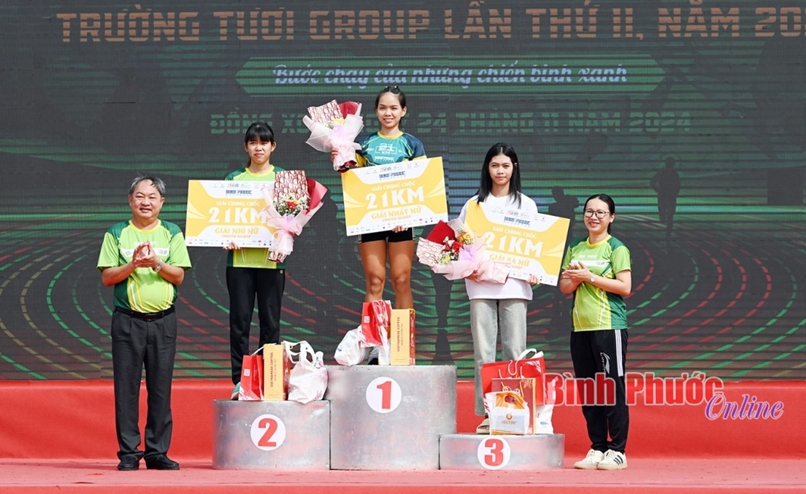 Giải Bình Phước marathon - Trường Tươi Group lần thứ II thành công tốt đẹp