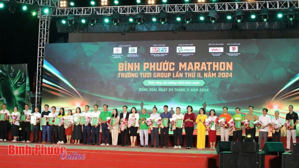 Giải Bình Phước marathon - Trường Tươi Group lần thứ II thành công tốt đẹp