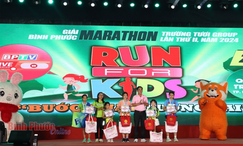 Giải Bình Phước marathon - Trường Tươi Group lần thứ II thành công tốt đẹp