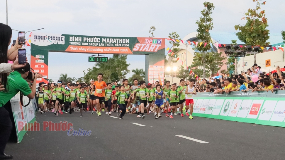 Giải Bình Phước marathon - Trường Tươi Group lần thứ II thành công tốt đẹp