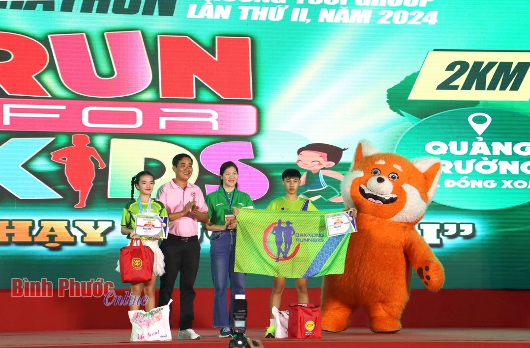 Giải Bình Phước marathon - Trường Tươi Group lần thứ II thành công tốt đẹp