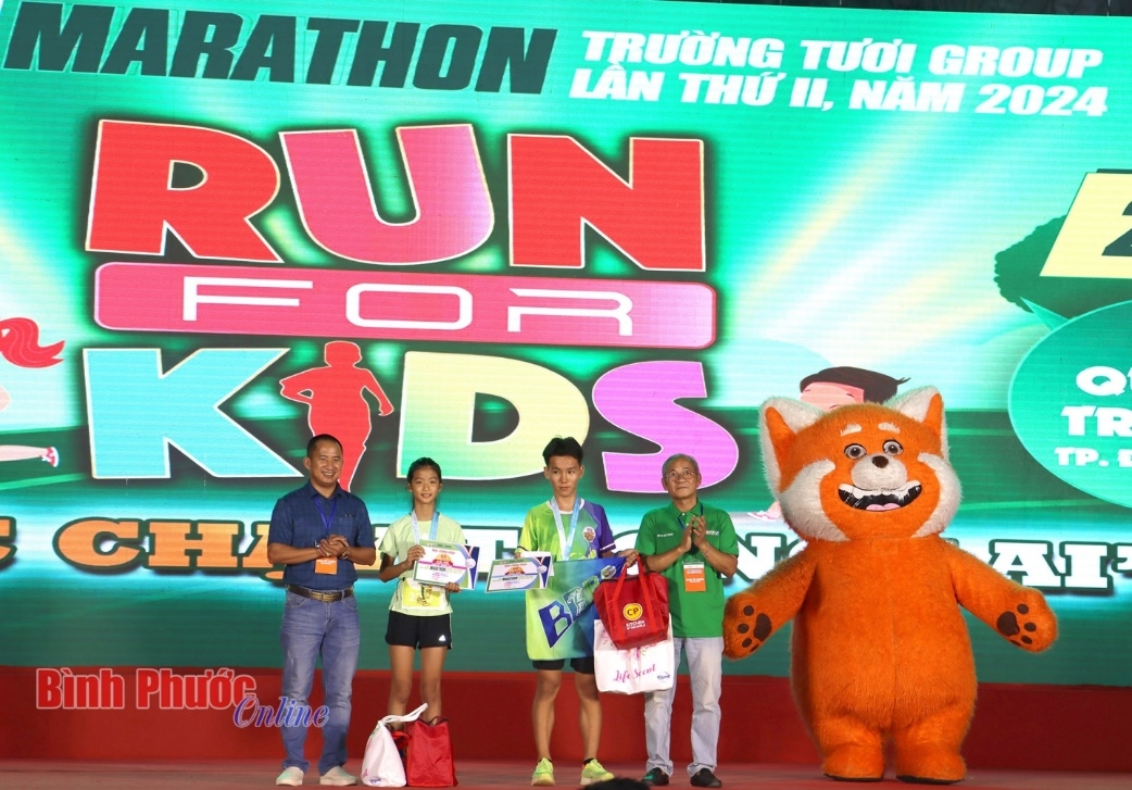 Giải Bình Phước marathon - Trường Tươi Group lần thứ II thành công tốt đẹp