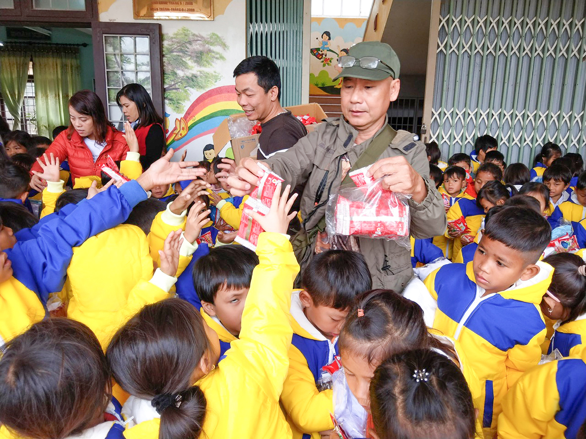 Chi hội trưởng cựu chiến binh Hoàng Tuấn Dũng tâm huyết với việc thiện