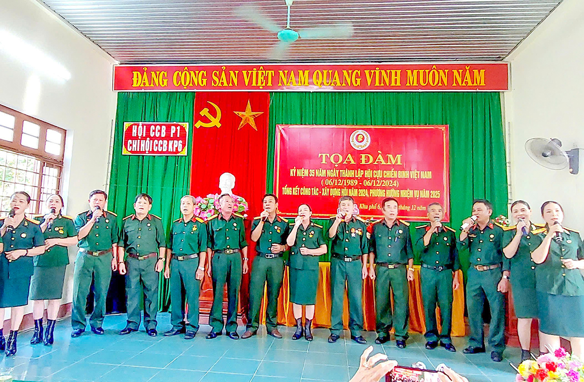 Cựu chiến binh Phường 1 phát huy truyền thống Bộ đội Cụ Hồ