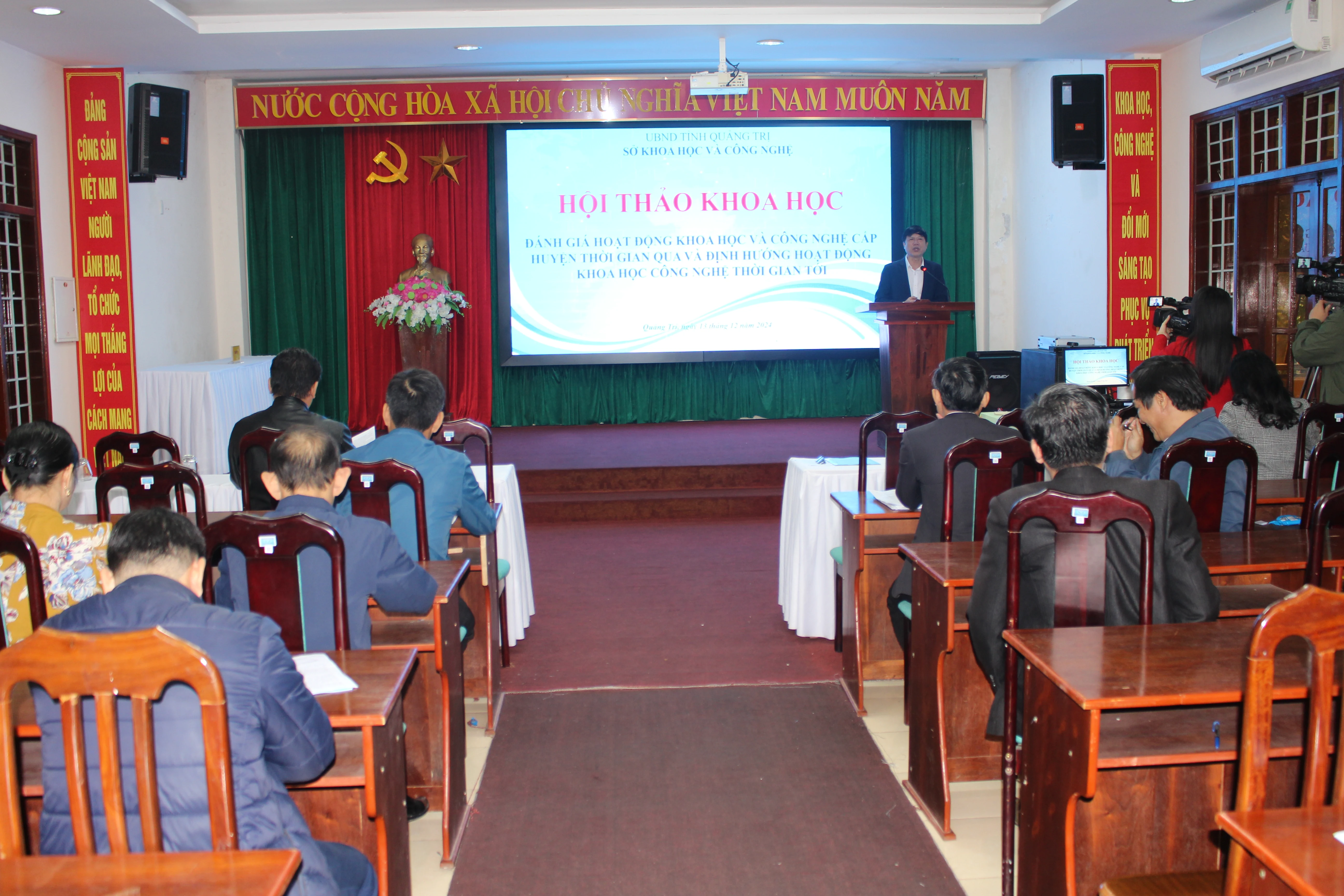 Hội thảo khoa học đánh giá hoạt động khoa học và công nghệ cấp huyện 