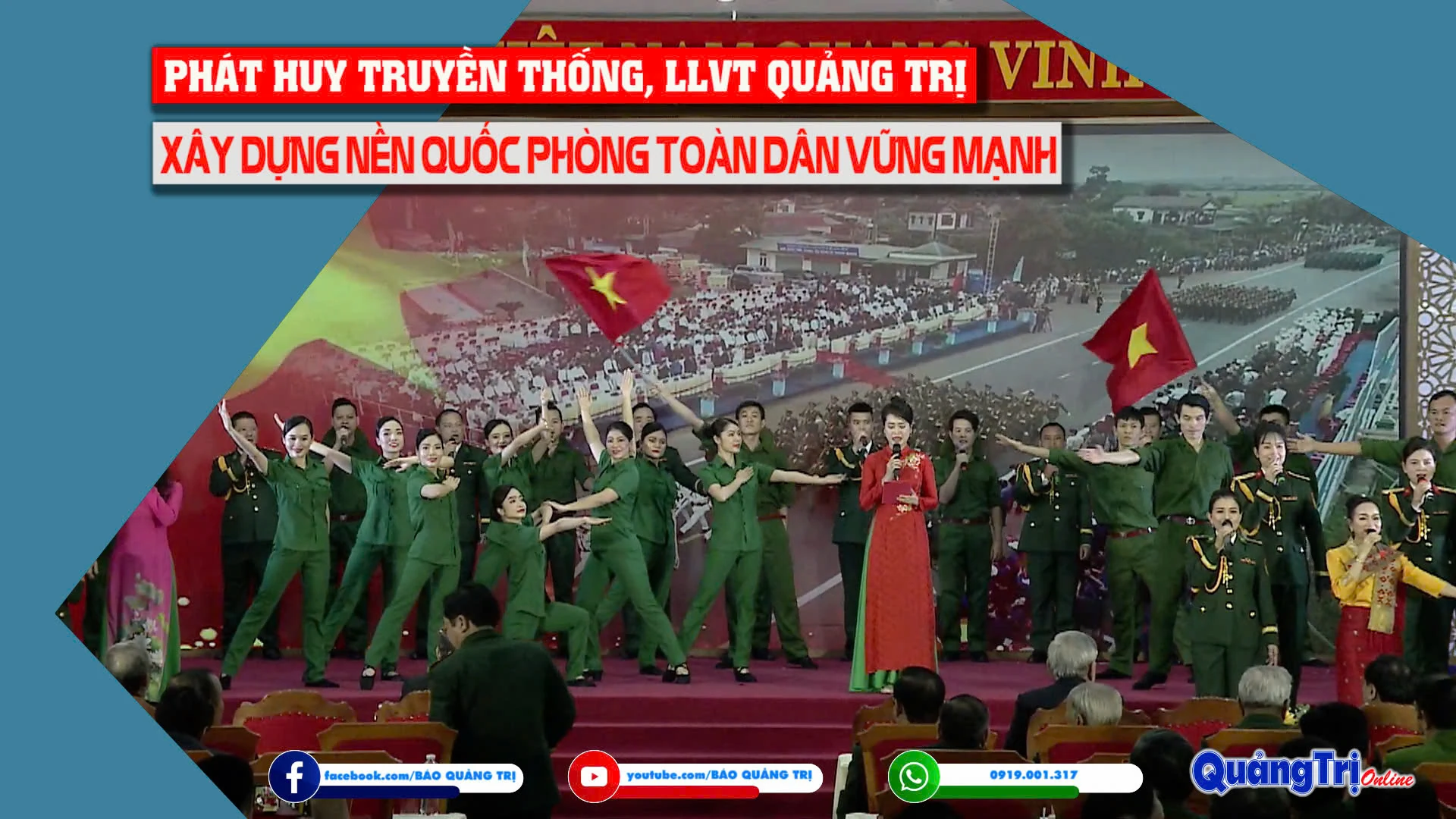 Phát huy truyền thống, LLVT Quảng Trị xây dựng nền quốc phòng toàn dân vững mạnh