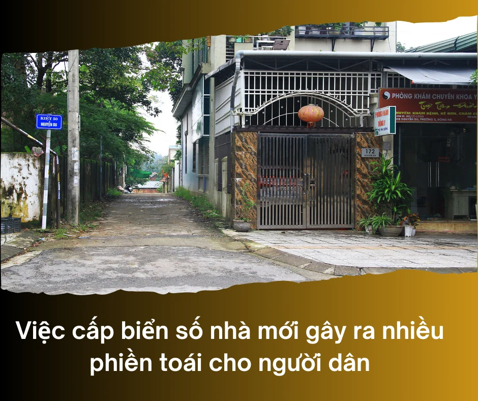 Emagazine: Phát sinh nhiều phiền toái sau khi thay đổi biển số nhà mới