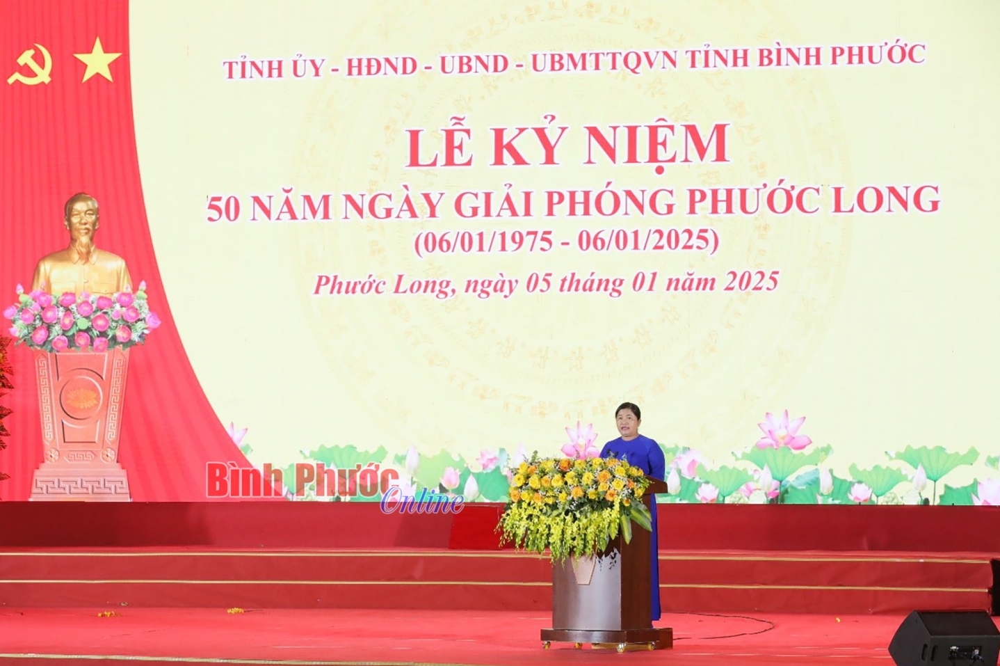 Bình Phước tổ chức trang trọng Lễ kỷ niệm 50 năm Ngày giải phóng Phước Long