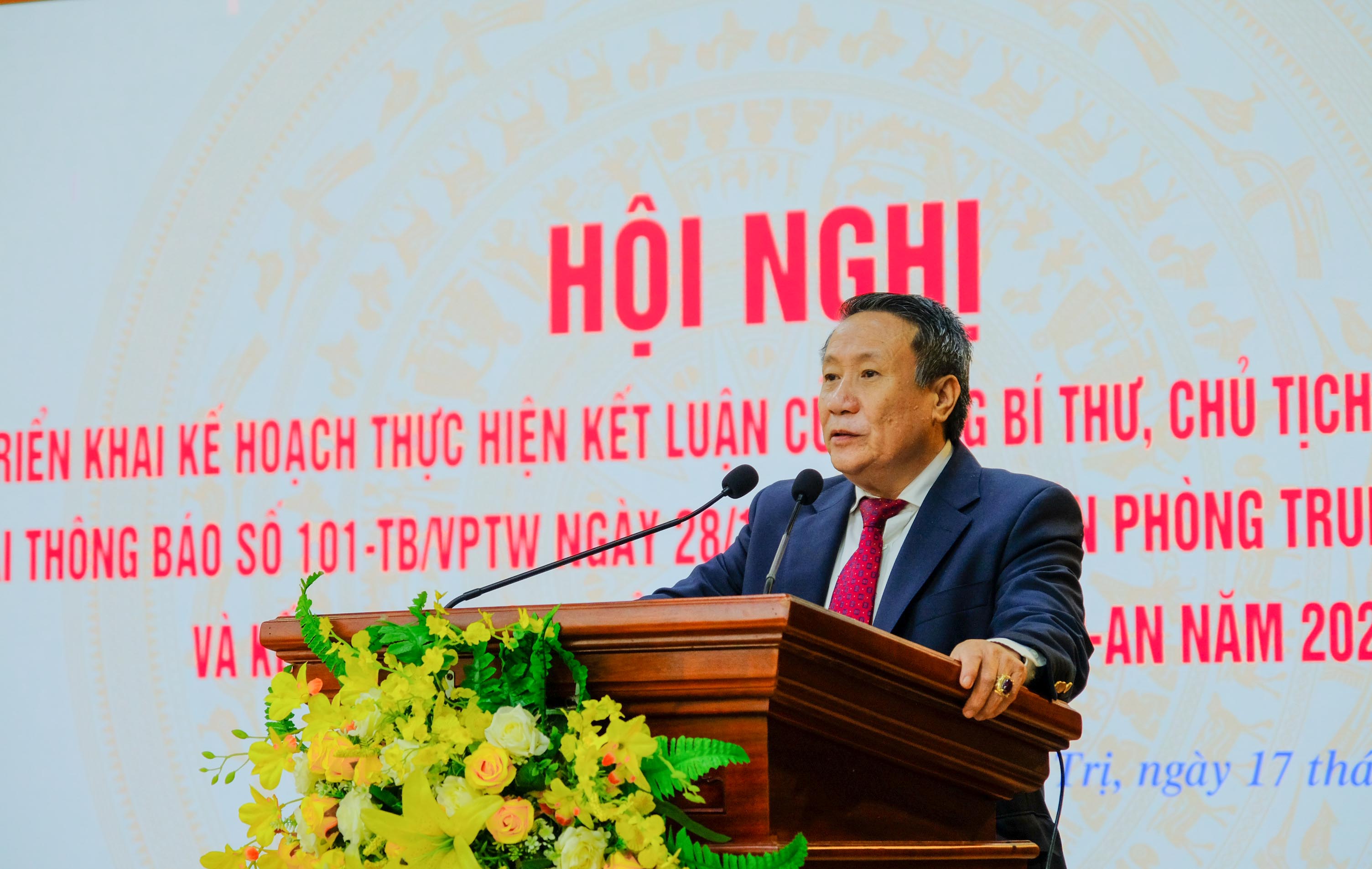 Triển khai kế hoạch thực hiện kết luận của Tổng Bí thư, Chủ tịch nước Tô Lâm tại phiên làm việc với tỉnh Quảng Trị và Kế hoạch phát triển KT-XH, bảo đảm QP-AN năm 2025