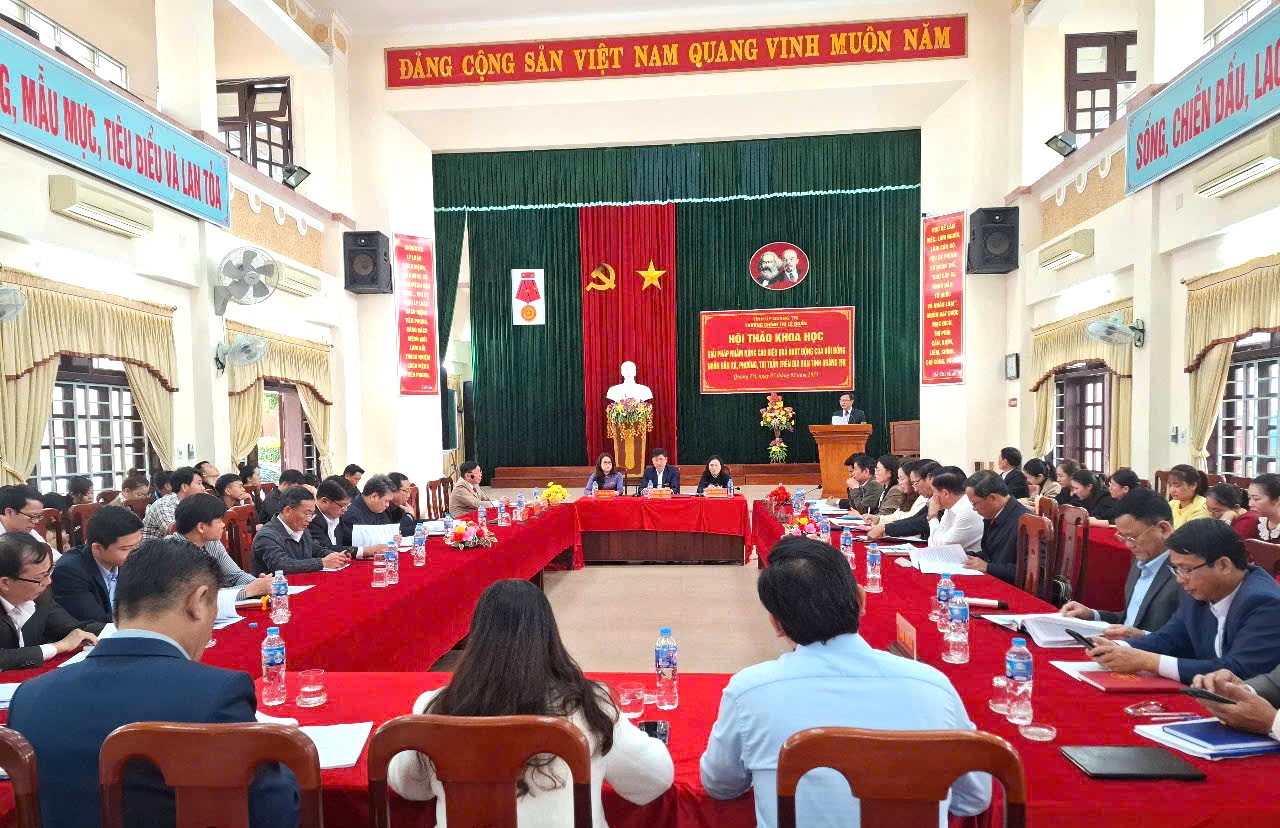 Hội thảo khoa học về nâng cao hiệu quả hoạt động của HĐND xã, phường, thị trấn