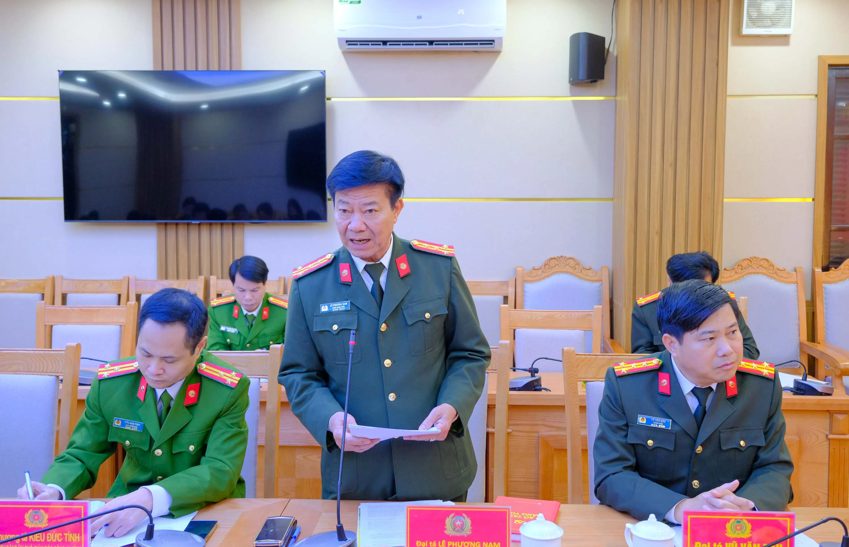 Thường trực Tỉnh ủy làm việc với Đảng ủy Công an tỉnh