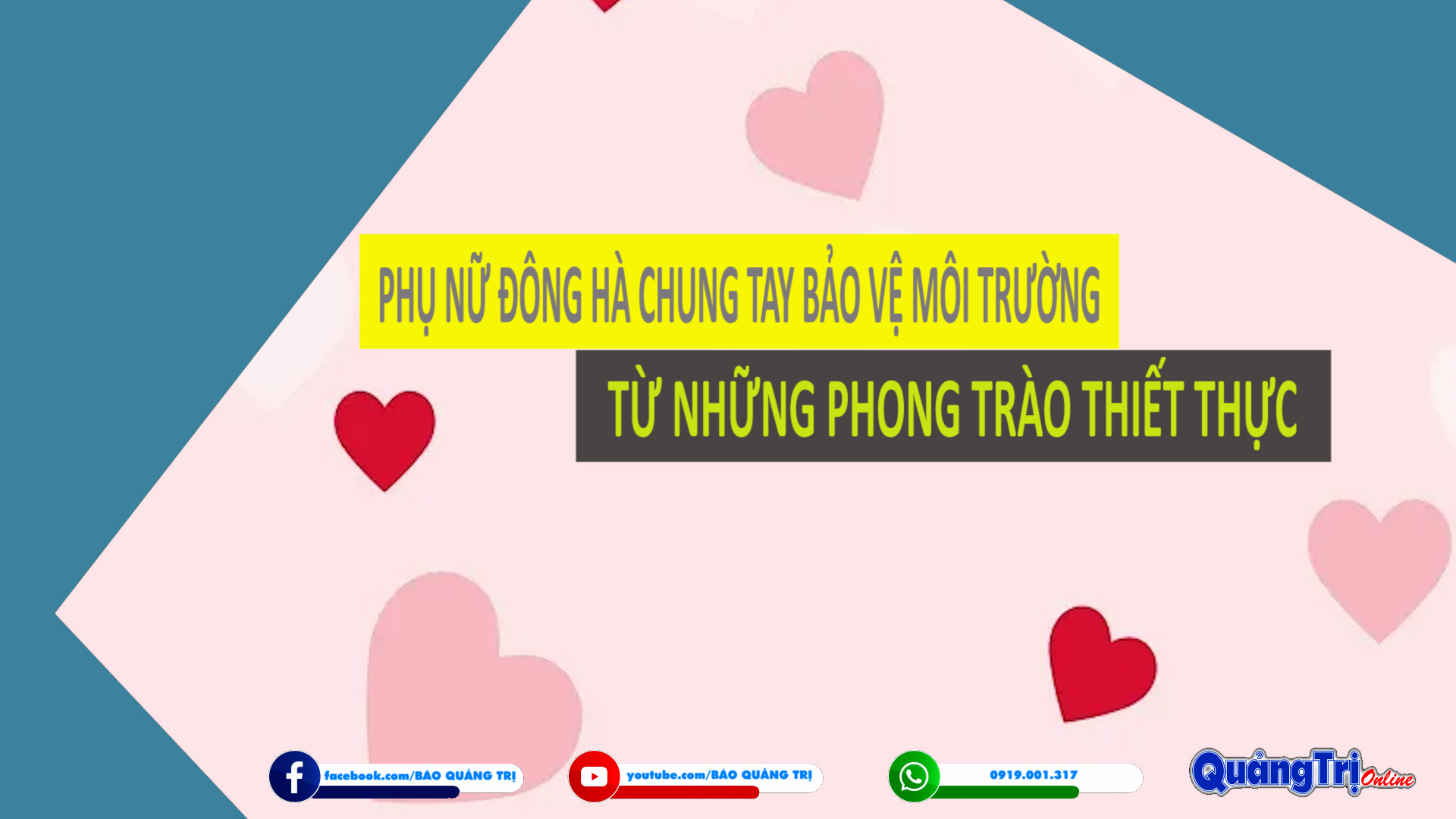 Phụ nữ Đông Hà chung tay bảo vệ môi trường từ những phong trào thiết thực