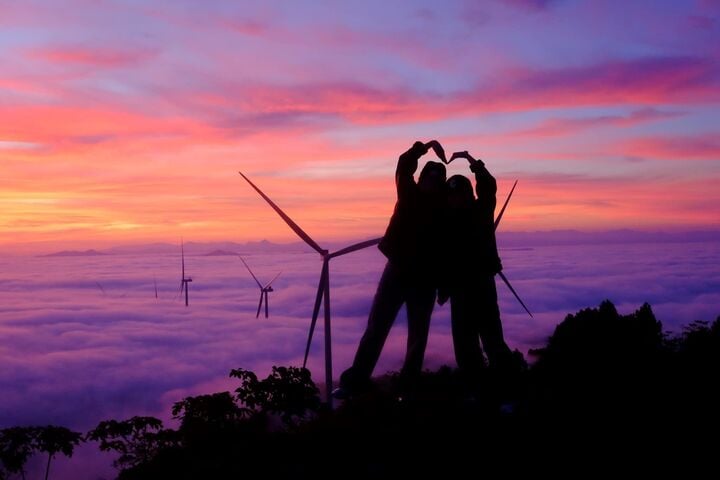 The ultimate experience of cloud hunting amidst hundreds of windmills in Quang Tri