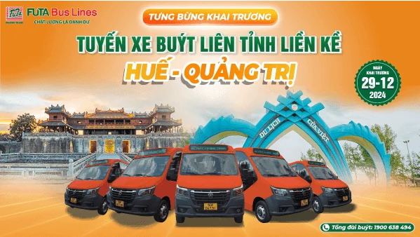 Bổ sung nhiều điểm đón, trả khách trên tuyến xe buýt liên tỉnh Quảng Trị - Huế