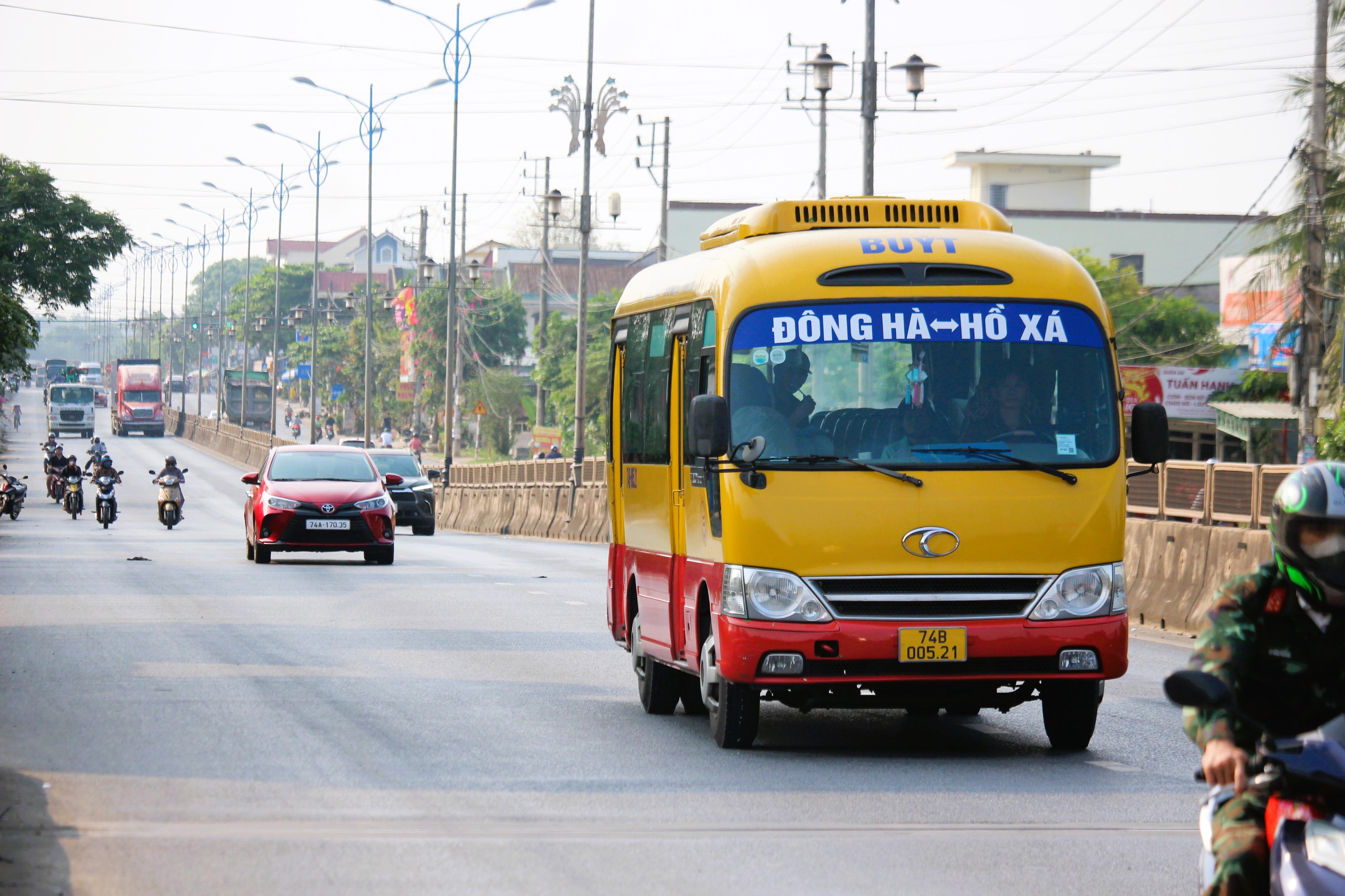 Đề xuất thực hiện tuyến xe buýt liên tỉnh Quảng Trị - Quảng Bình