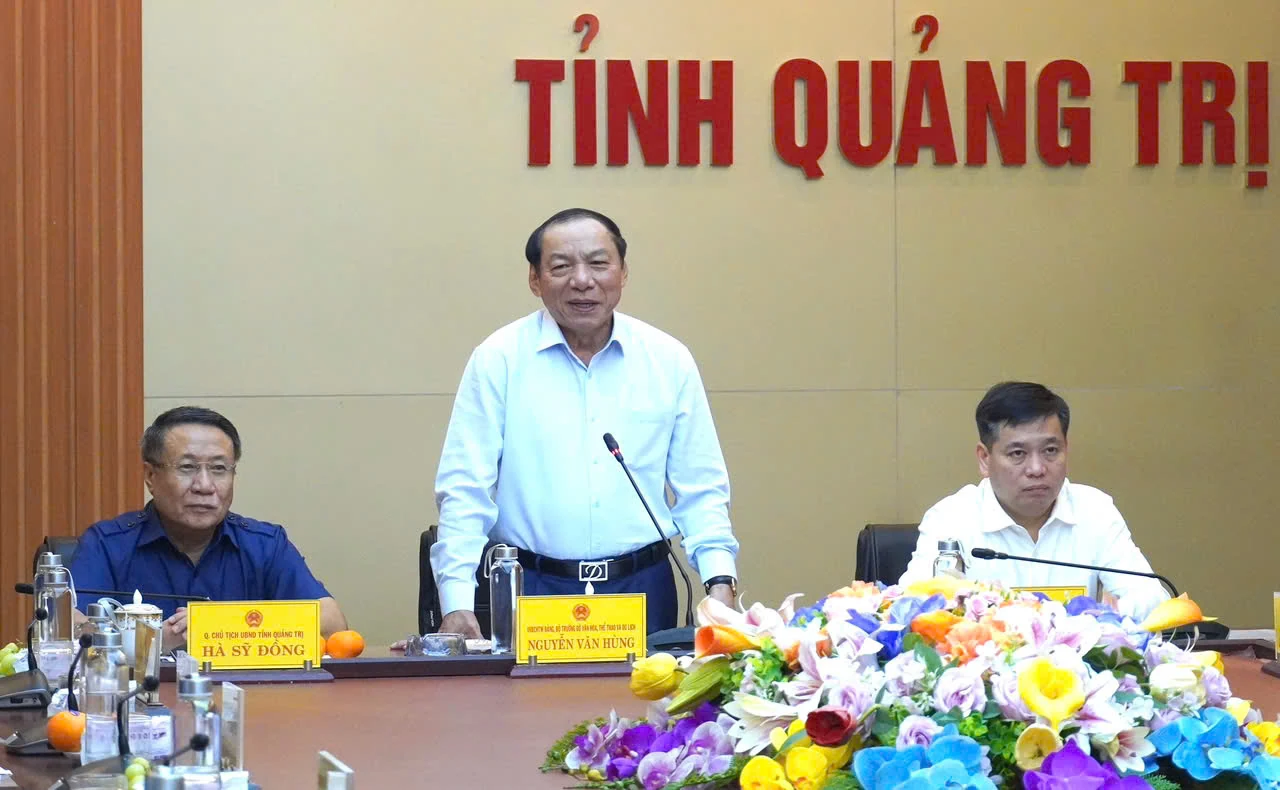 UBND tỉnh Quảng Trị làm việc với Bộ Văn hóa, Thể thao & Du lịch
