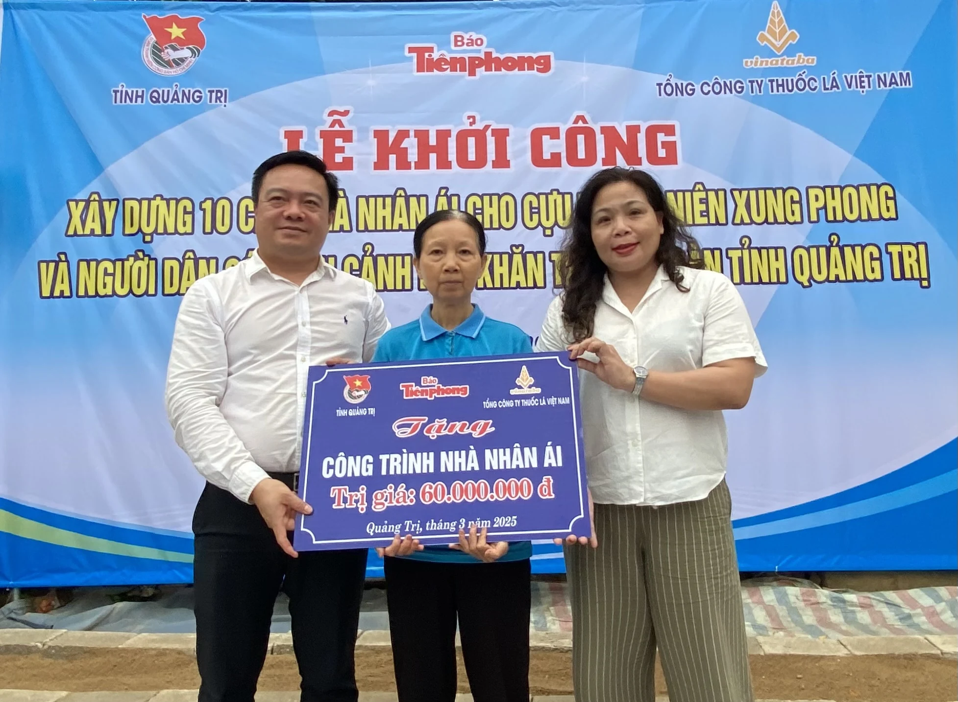 Khởi công xây dựng nhà nhân ái cho đối tượng chính sách và gia đình có hoàn cảnh khó khăn