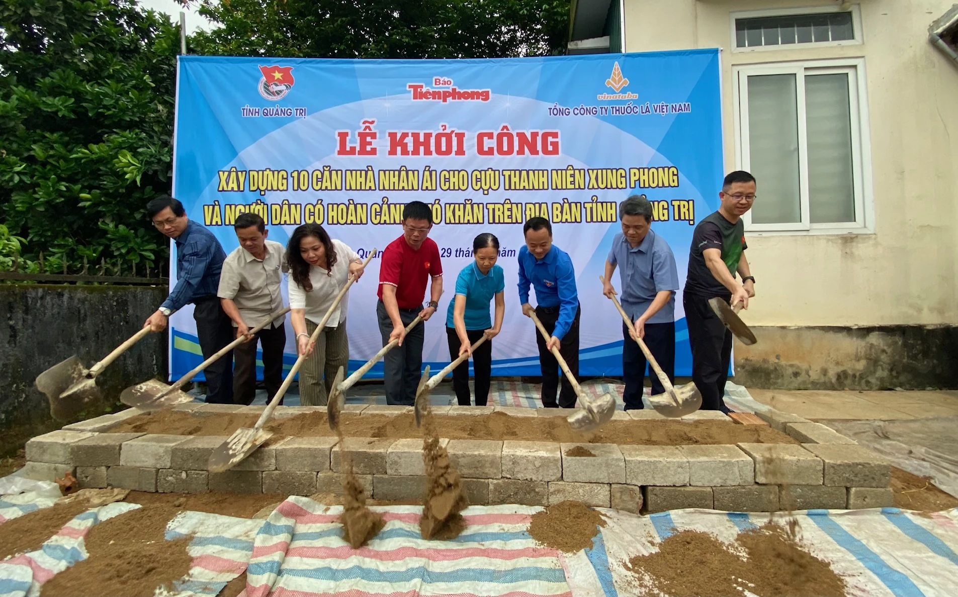 Khởi công xây dựng nhà nhân ái cho đối tượng chính sách và gia đình có hoàn cảnh khó khăn