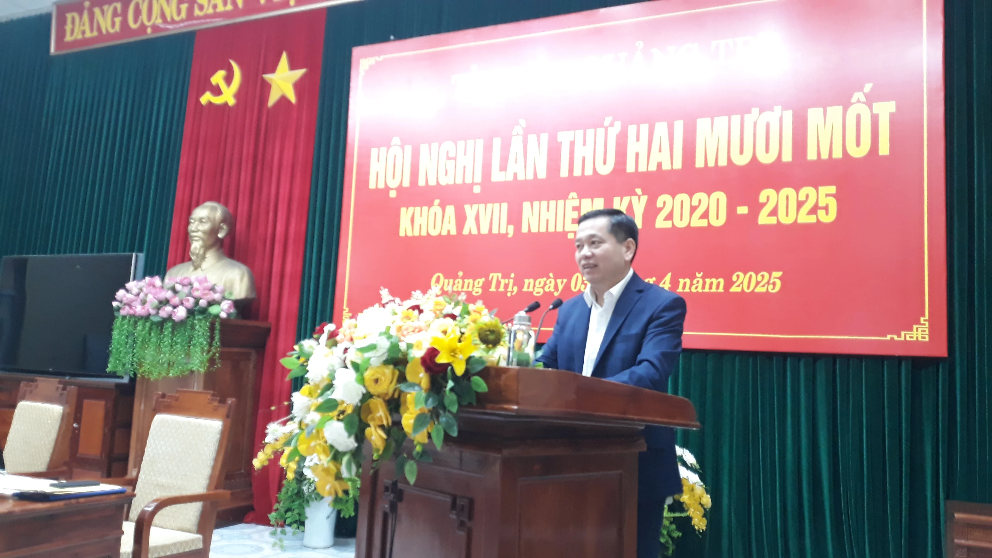 Hội nghị Ban Chấp hành Đảng bộ tỉnh Quảng Trị lần thứ 21, nhiệm kỳ 2020- 2025