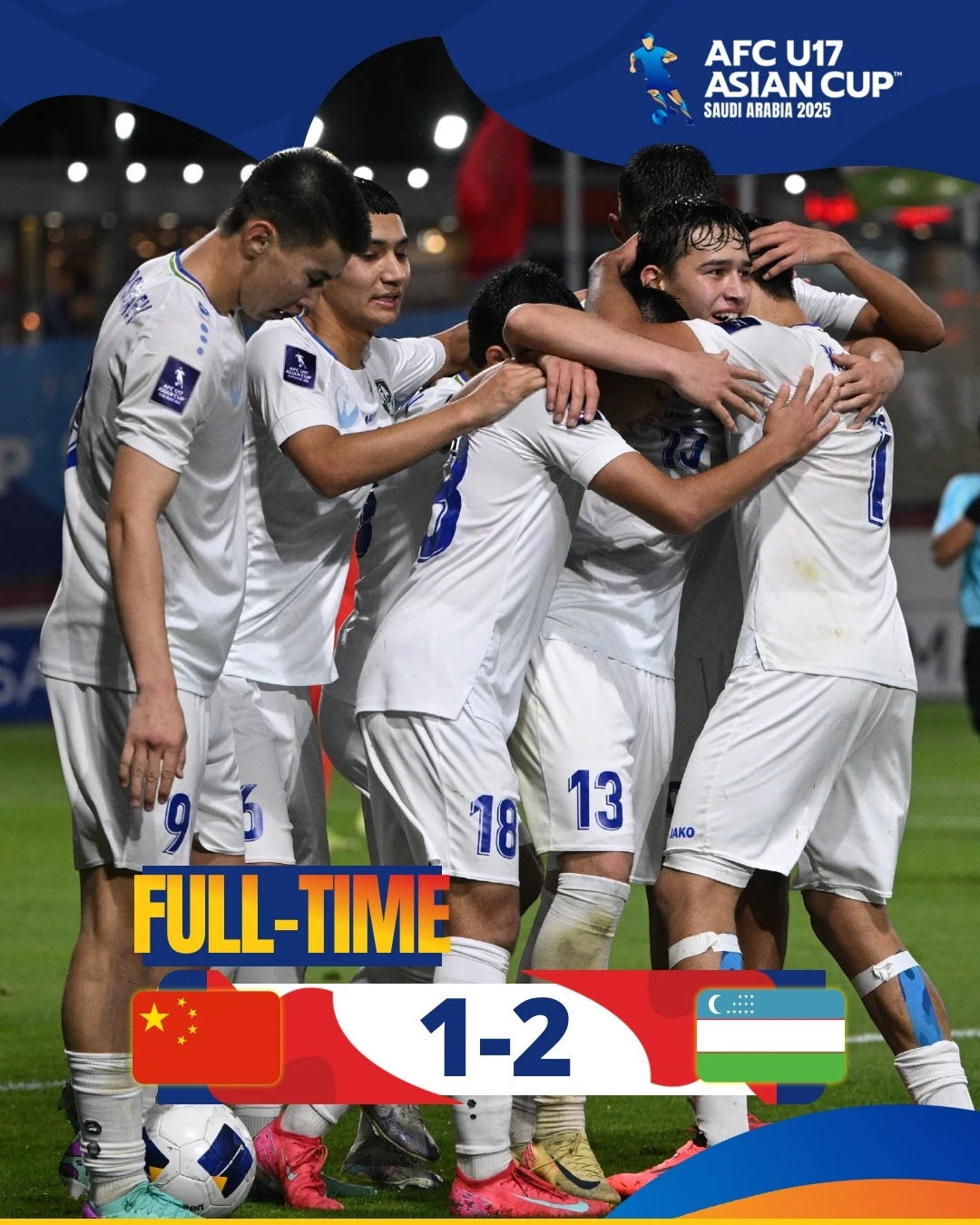 Kết quả U17 châu Á 2025 hôm nay 7/4: U17 Thái Lan và U17 Trung Quốc bị loại