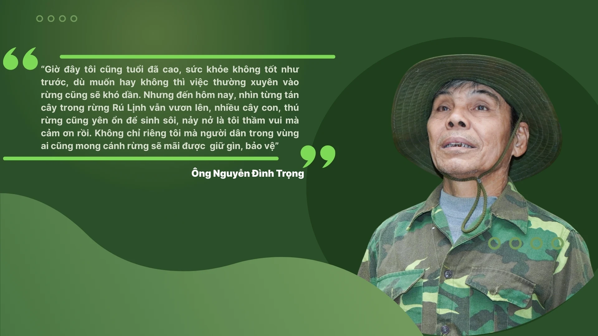 45 năm tận tụy giữ rừng