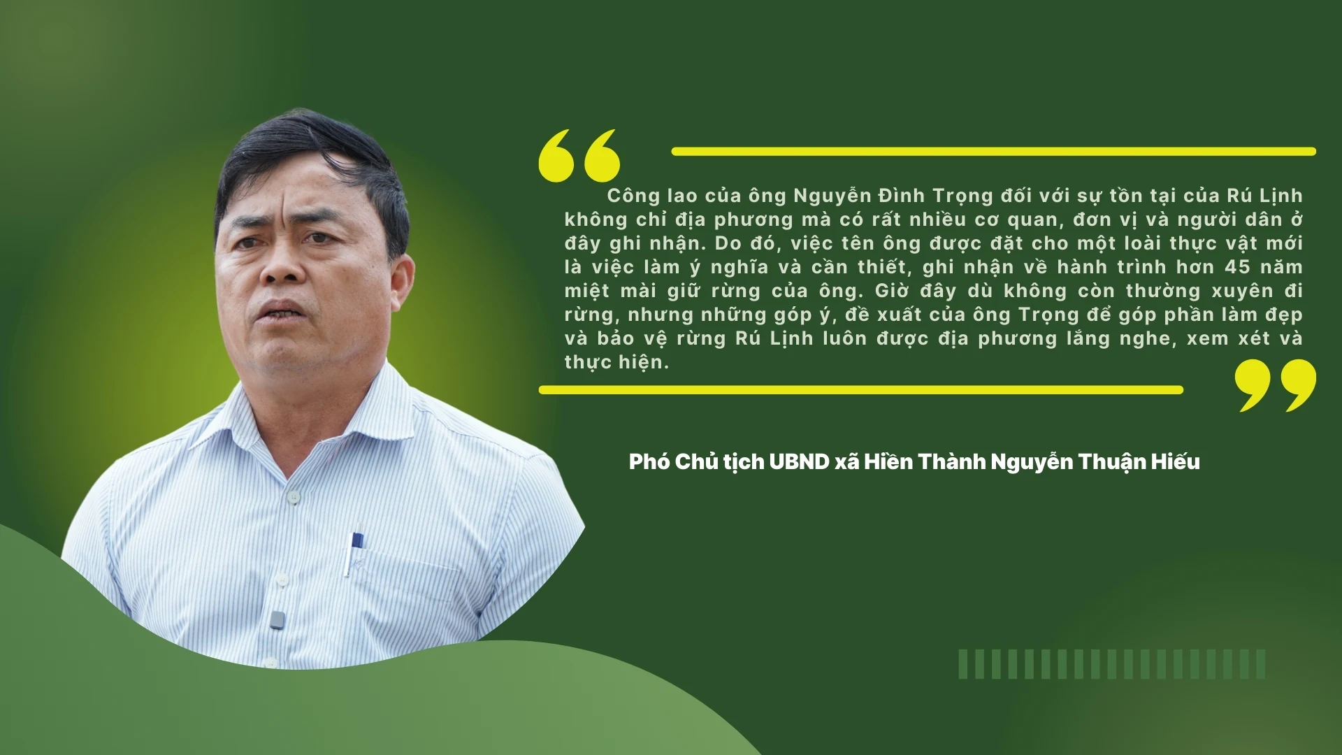 45 năm tận tụy giữ rừng