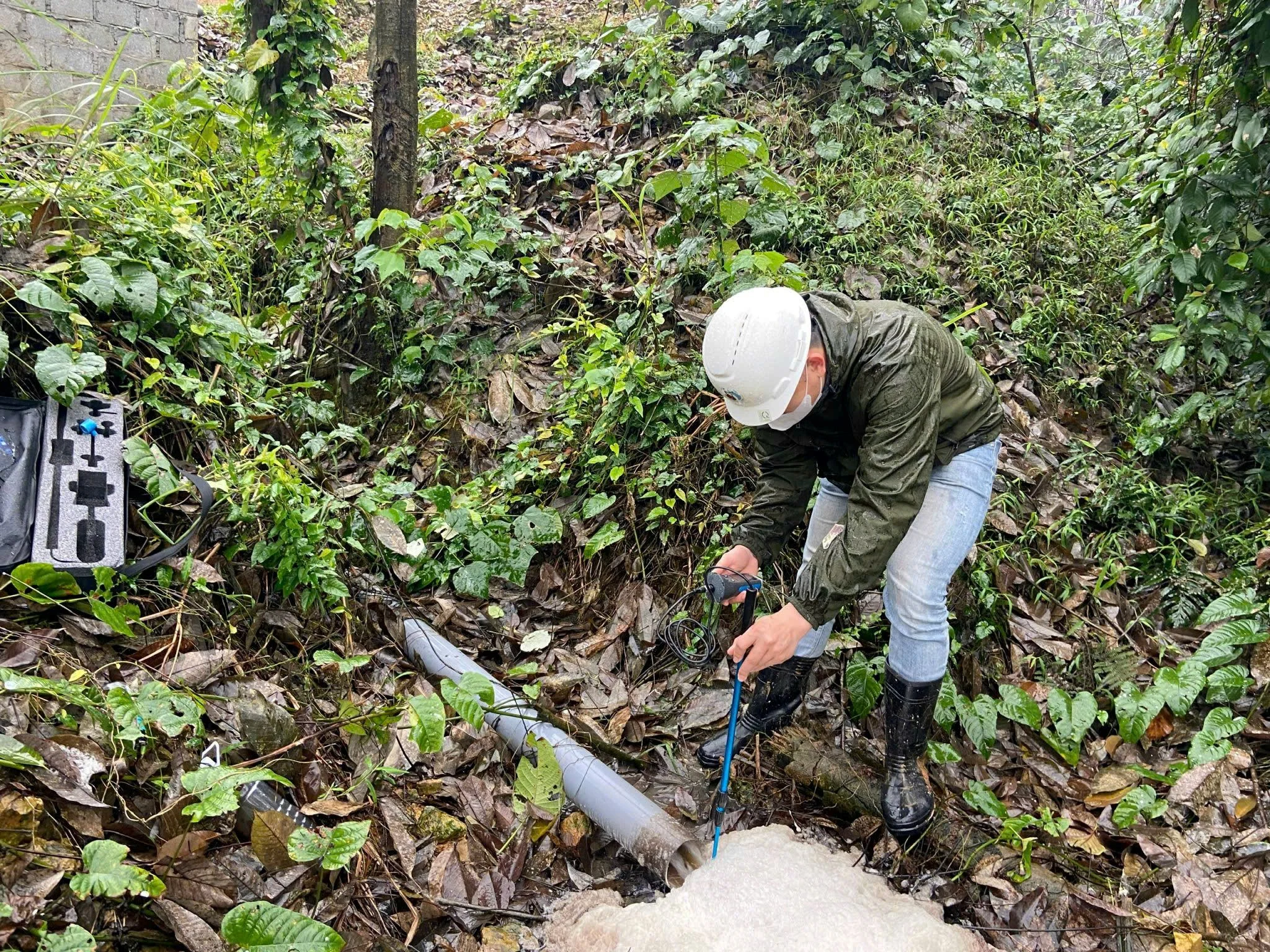 Giám sát trang trại lợn để bảo vệ nguồn nước khe Rào Trường