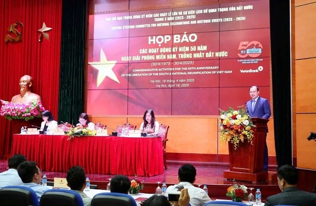 Công bố chuỗi hoạt động Kỷ niệm 50 năm Ngày thống nhất đất nước