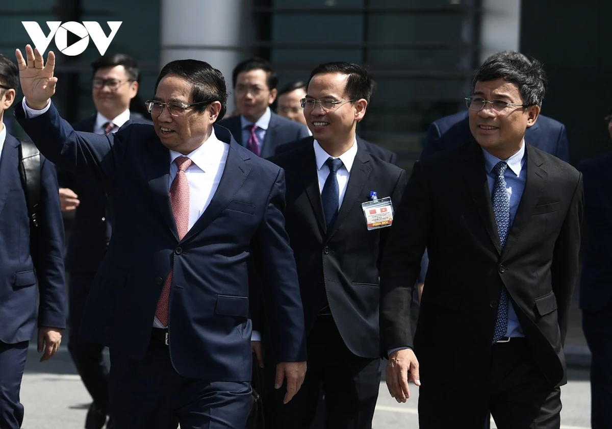 Lễ tiễn Tổng Bí thư, Chủ tịch nước Trung Quốc Tập Cận Bình tại sân bay Nội Bài