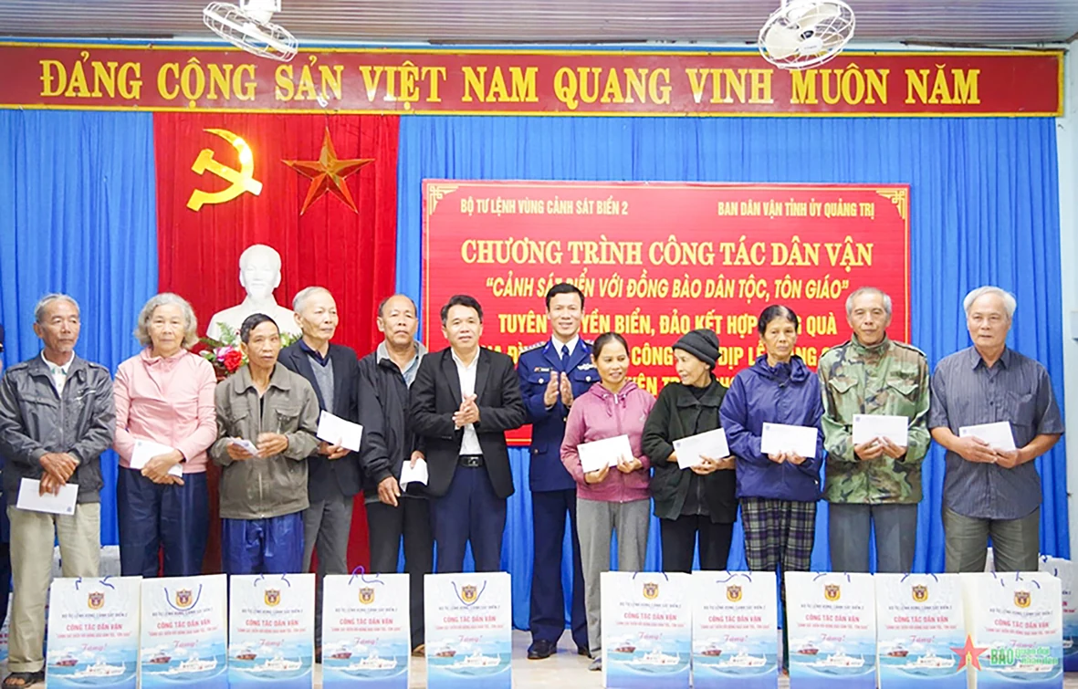 Công tác dân vận “Cảnh sát biển đồng hành với ngư dân” mang lại hiệu quả thiết thực