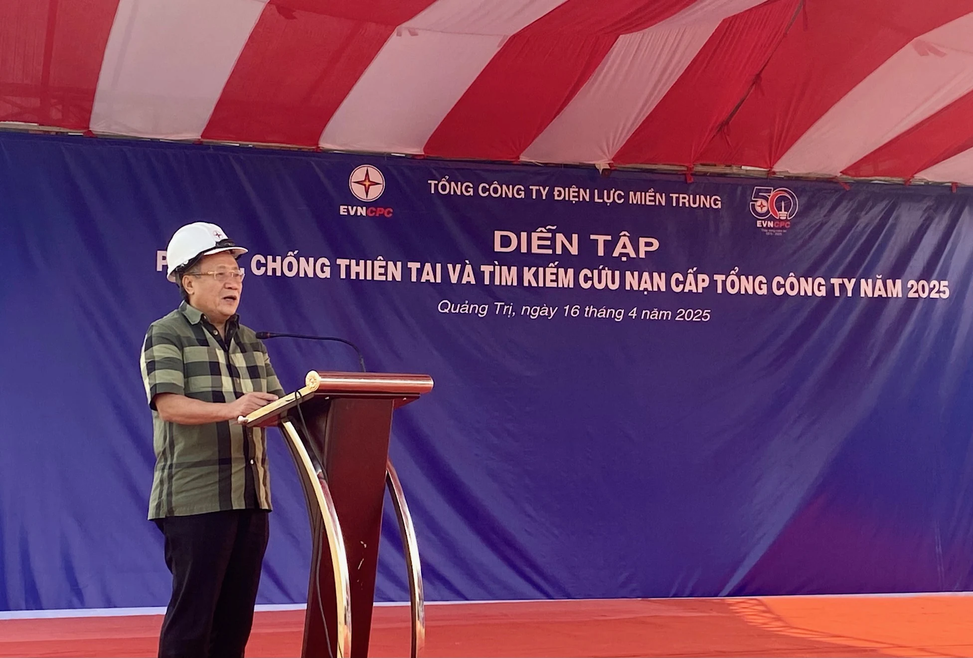Diễn tập phòng chống thiên tai và tìm kiếm cứu nạn