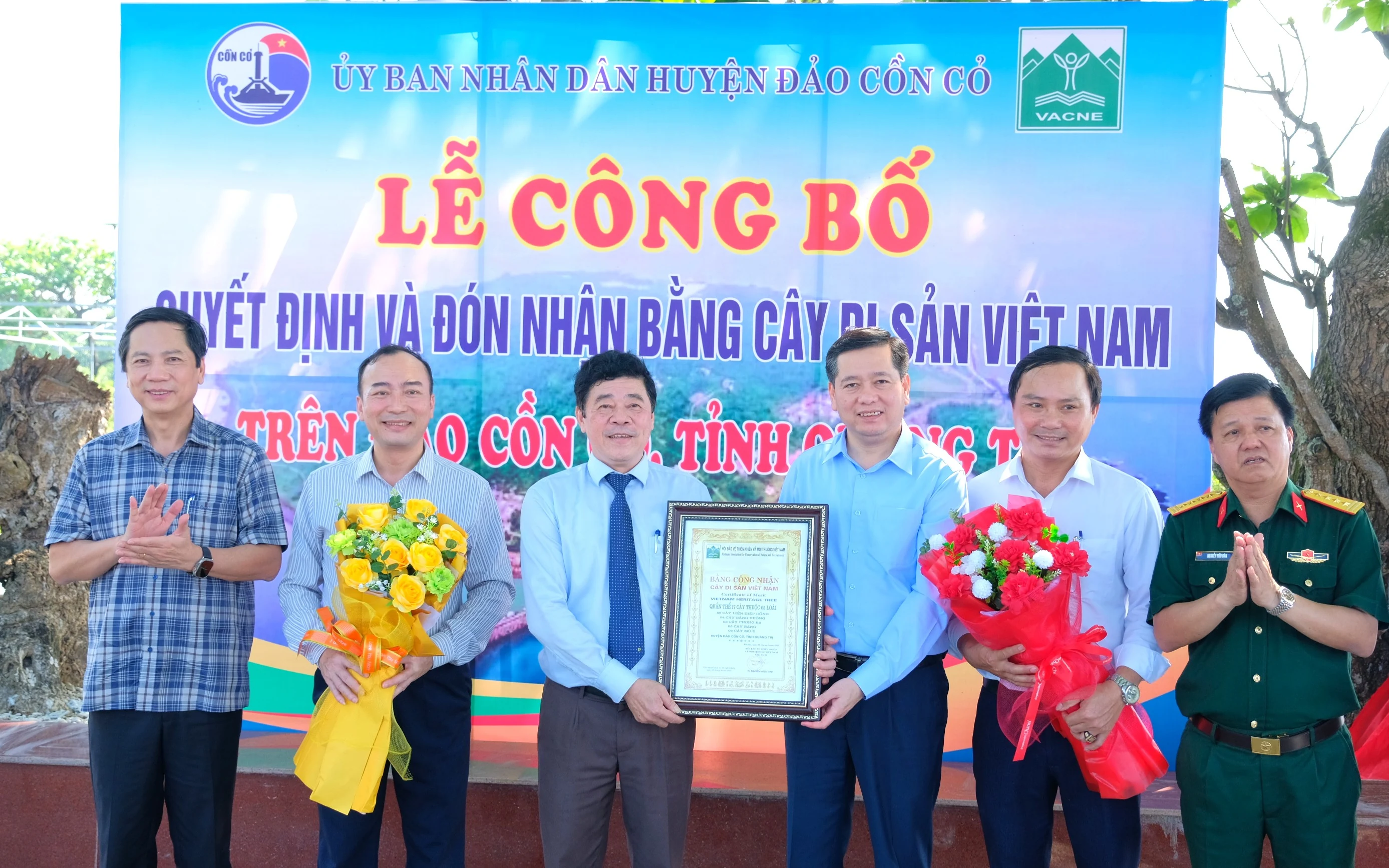 17 cây xanh ở huyện đảo Cồn Cỏ được công nhận Cây di sản Việt Nam