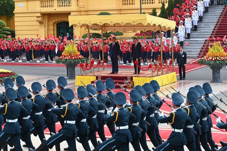 Tổ chức trọng thể lễ đón Tổng Bí thư, Chủ tịch nước Trung Quốc Tập Cận Bình thăm Việt Nam