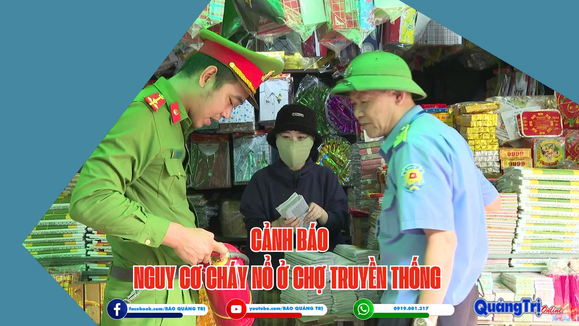 Cảnh báo nguy cơ cháy nổ ở chợ truyền thống