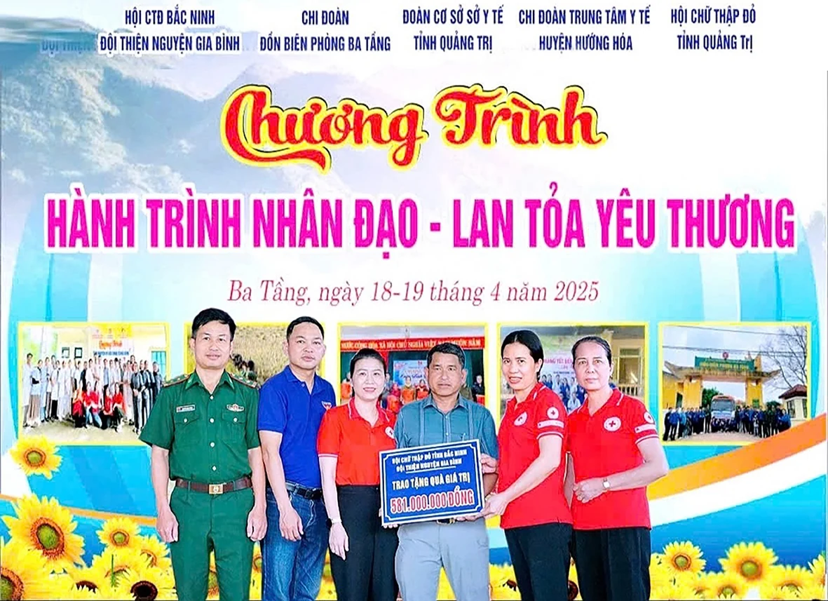 Sẵn sàng chuỗi hoạt động cao điểm Tháng Nhân đạo cấp quốc gia năm 2025