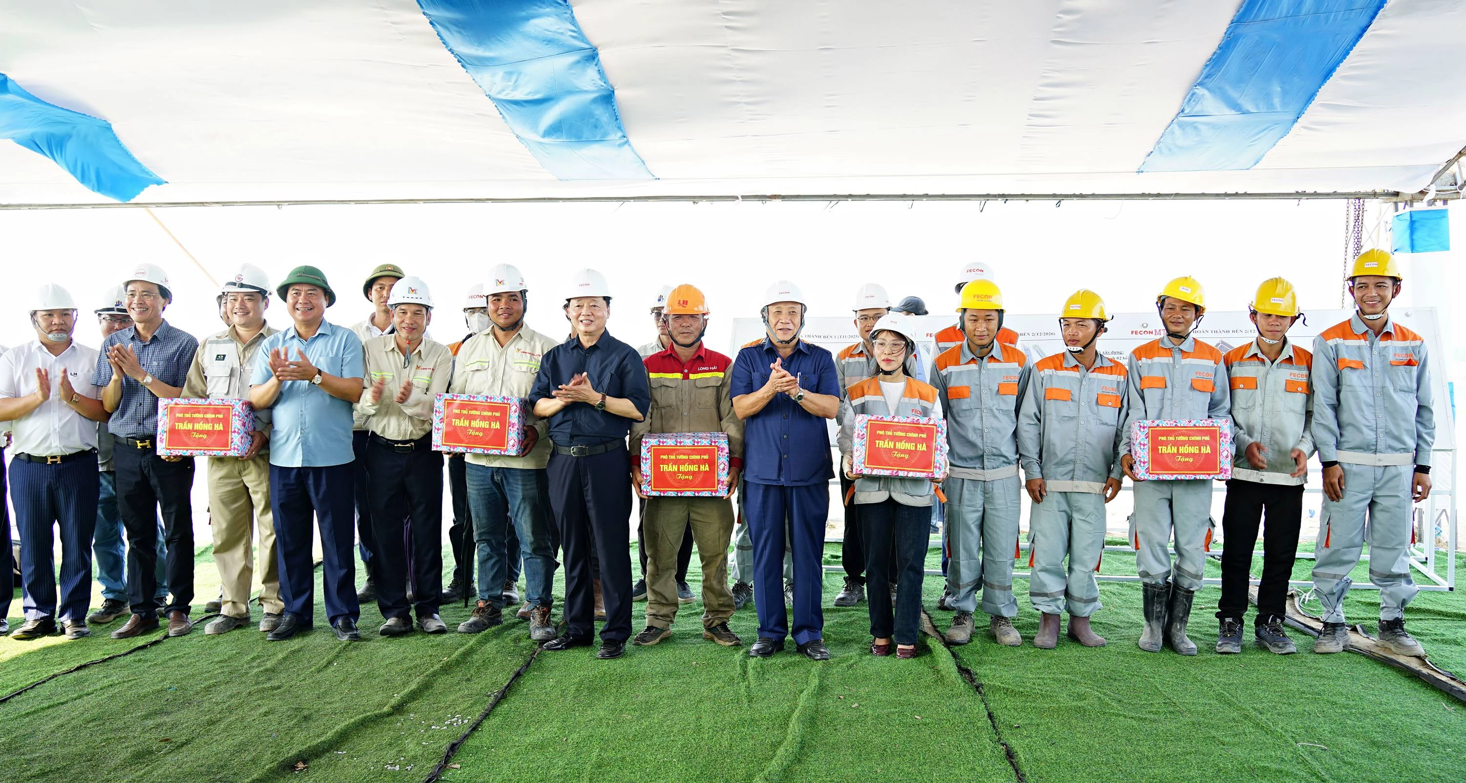 Phó Thủ tướng Trần Hồng Hà kiểm tra tiến độ các dự án trọng điểm trên địa bàn tỉnh