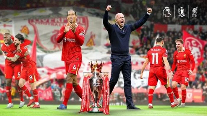 Thắng thuyết phục Tottenham, Liverpool vô địch Ngoại hạng Anh sớm bốn vòng đấu