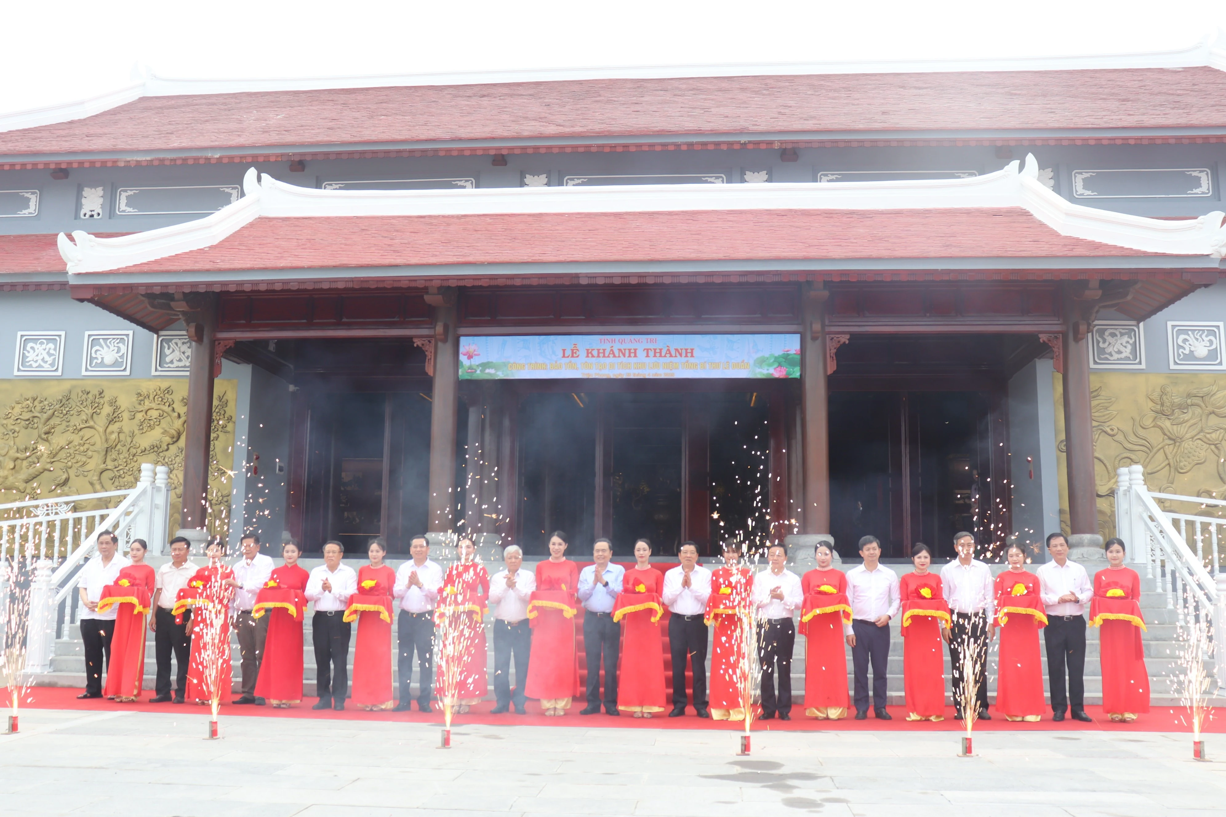 Khánh thành công trình Bảo tồn, tôn tạo Khu lưu niệm Tổng Bí thư Lê Duẩn