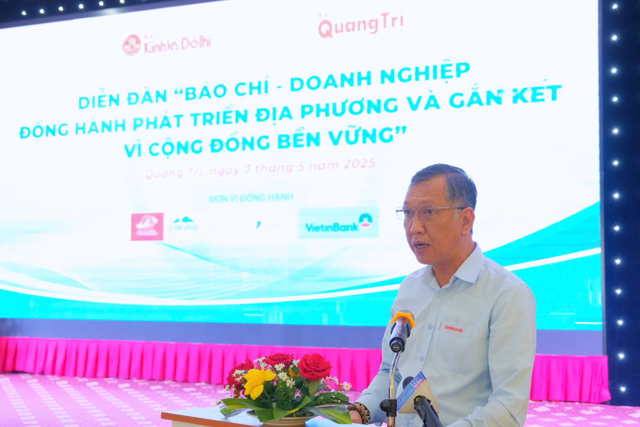 Diễn đàn “Báo chí - doanh nghiệp đồng hành phát triển địa phương và gắn kết vì cộng đồng bền vững”