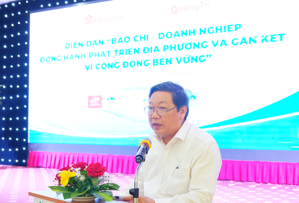 Diễn đàn “Báo chí - doanh nghiệp đồng hành phát triển địa phương và gắn kết vì cộng đồng bền vững”
