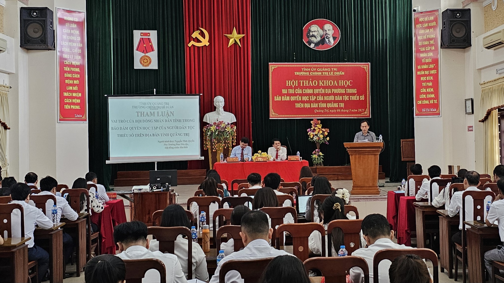 Hội thảo khoa học Vai trò của chính quyền địa phương trong bảo đảm quyền học tập của người dân tộc thiểu số trên địa bàn tỉnh Quảng Trị”