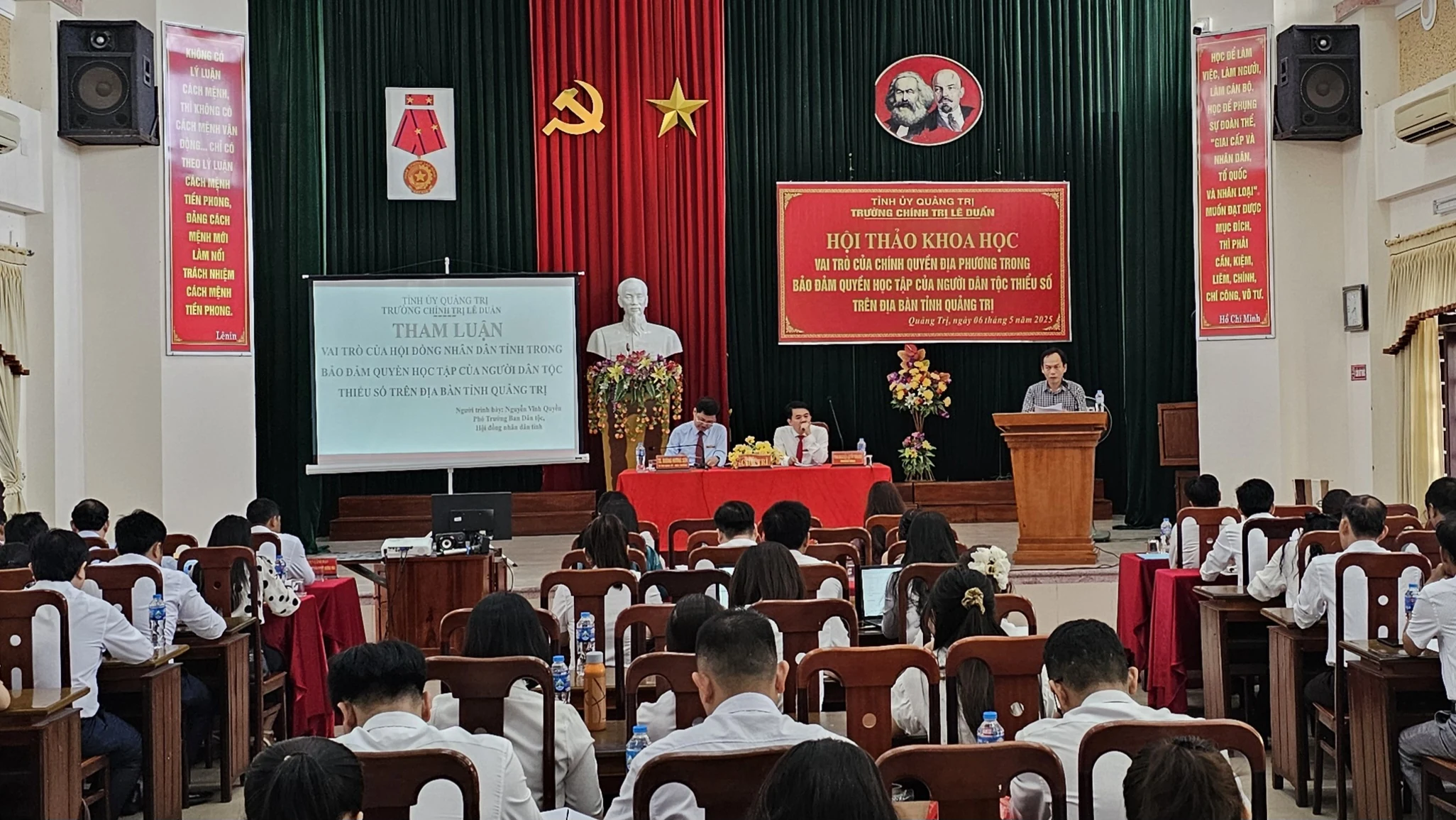 Hội thảo khoa học Vai trò của chính quyền địa phương trong bảo đảm quyền học tập của người dân tộc thiểu số trên địa bàn tỉnh Quảng Trị”