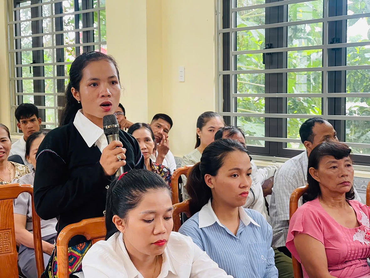 Phụ nữ dân tộc thiểu số tự khẳng định mình trong tham gia xây dựng chính sách