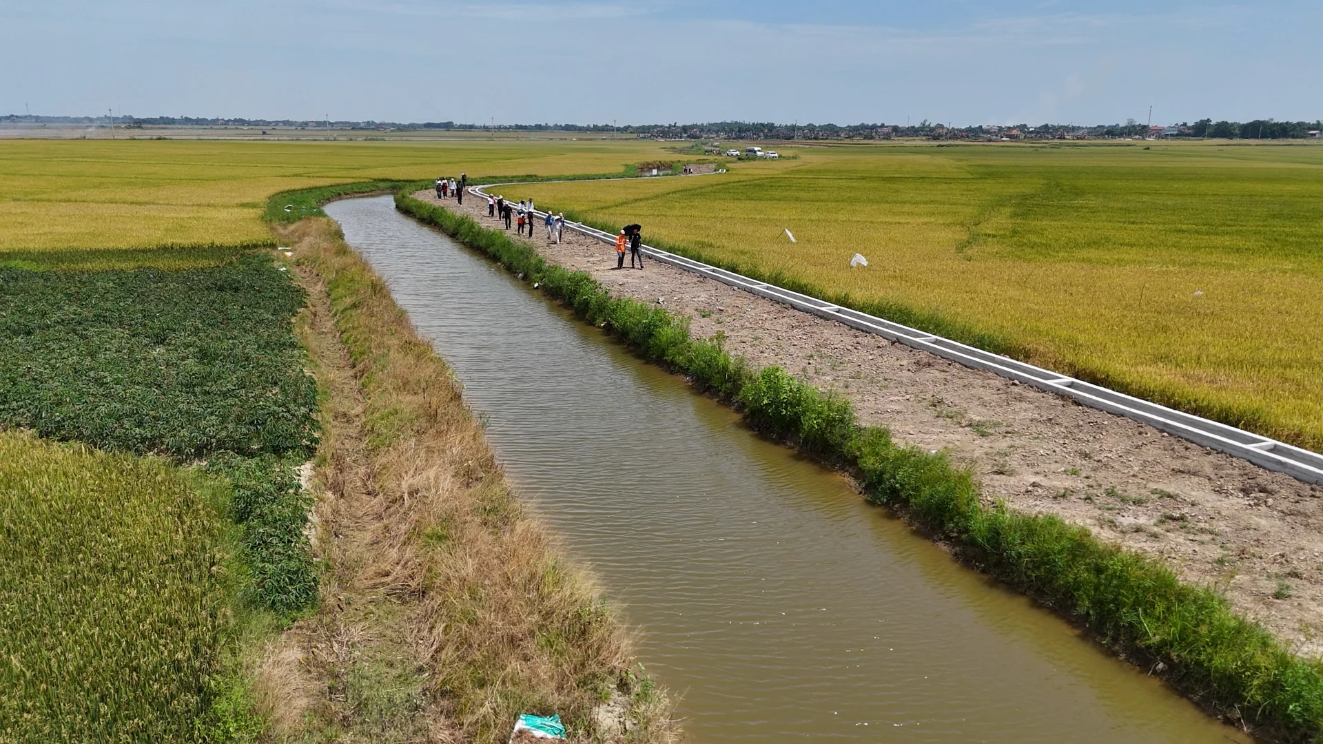 US organization-funded irrigation system benefits Hai Lang farmers