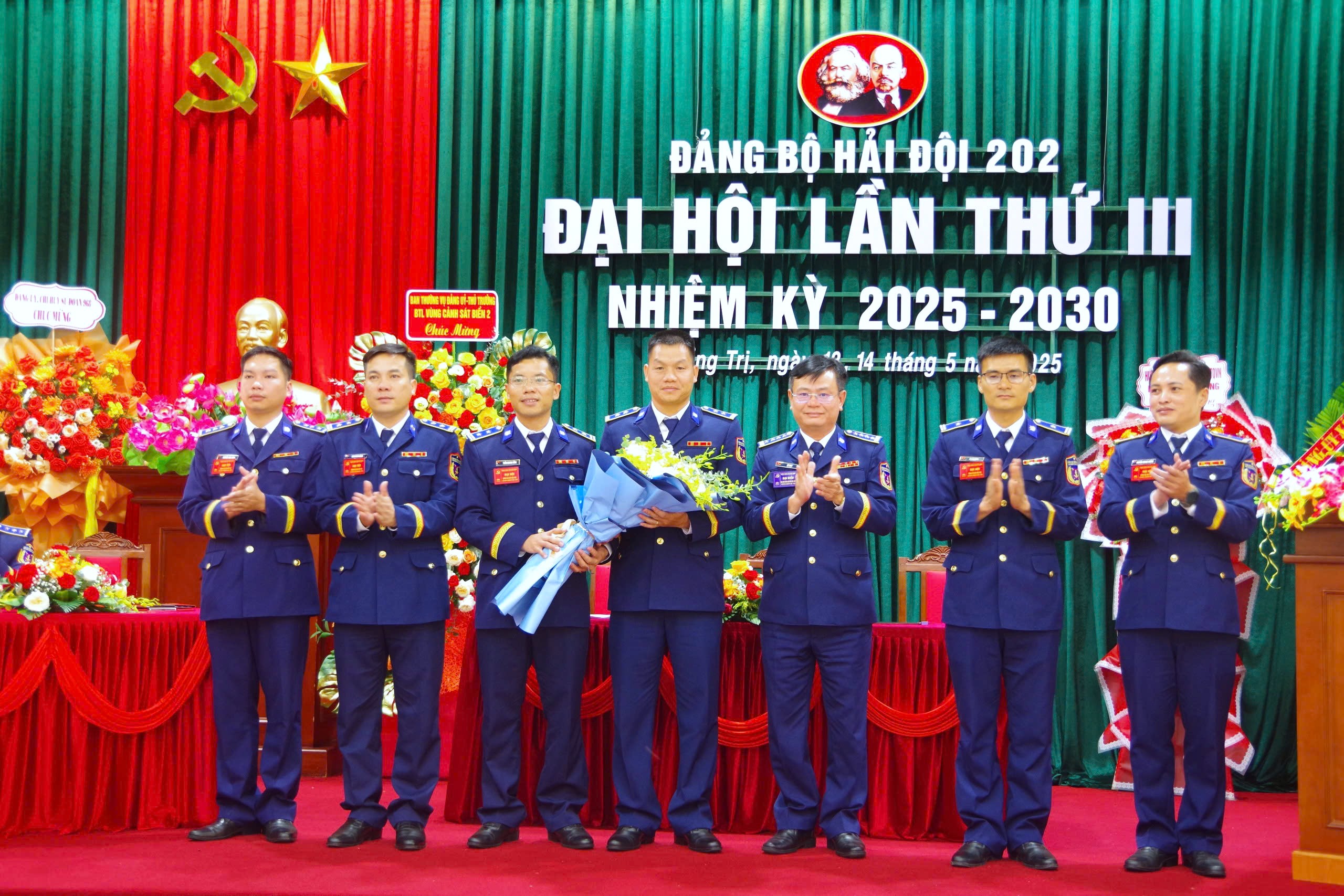 Đại hội Đảng bộ Hải đội 202 nhiệm kỳ 2025 - 2030