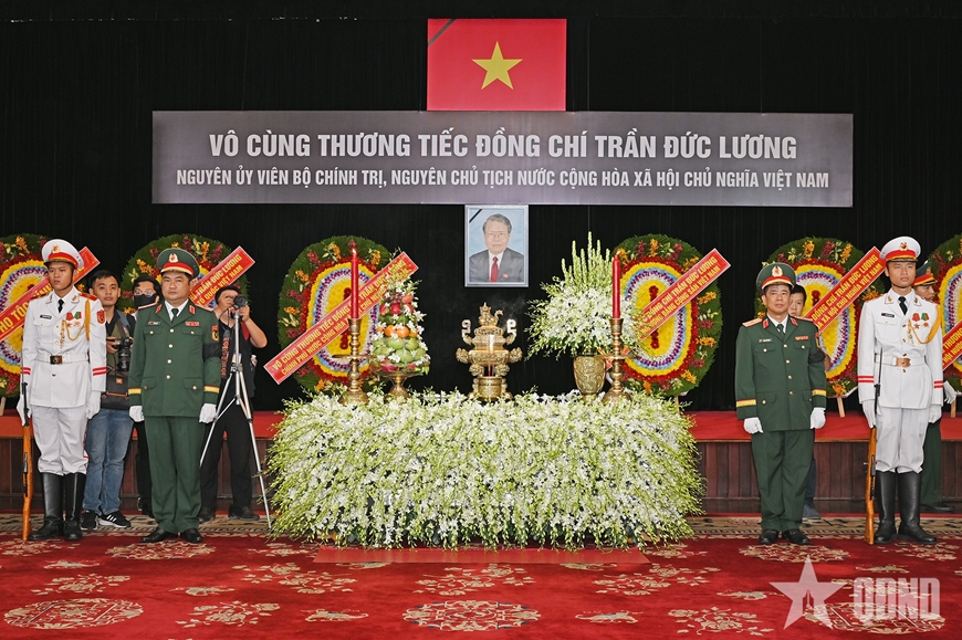 Cử hành trọng thể Lễ viếng nguyên Chủ tịch nước Trần Đức Lương