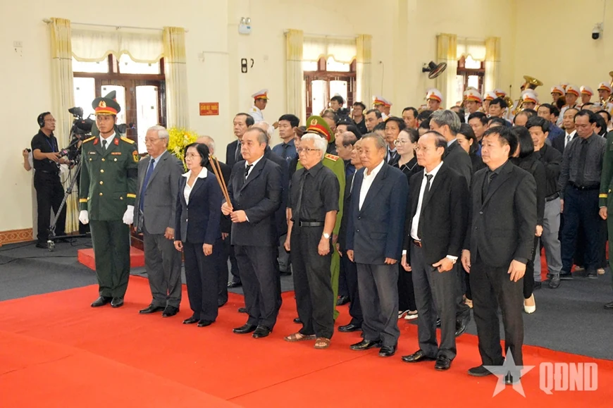 Cử hành trọng thể Lễ viếng nguyên Chủ tịch nước Trần Đức Lương